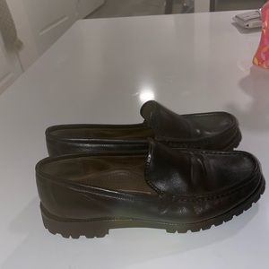 Cole Haan black leather loafers